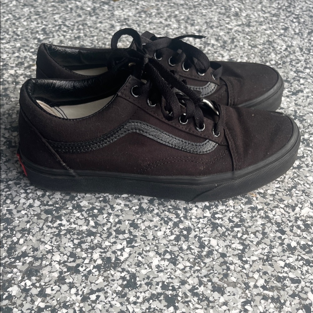 Black Vans size 7.5 women’s